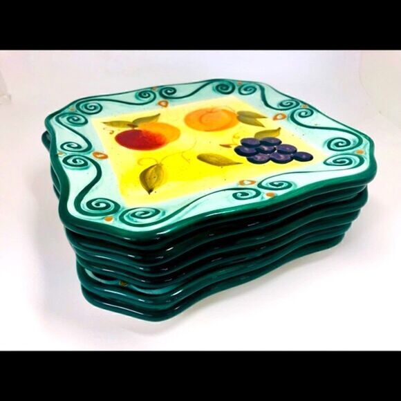 Medici by Tabletops Unlimited 8" Plate, 6 Available - Picture 3 of 13